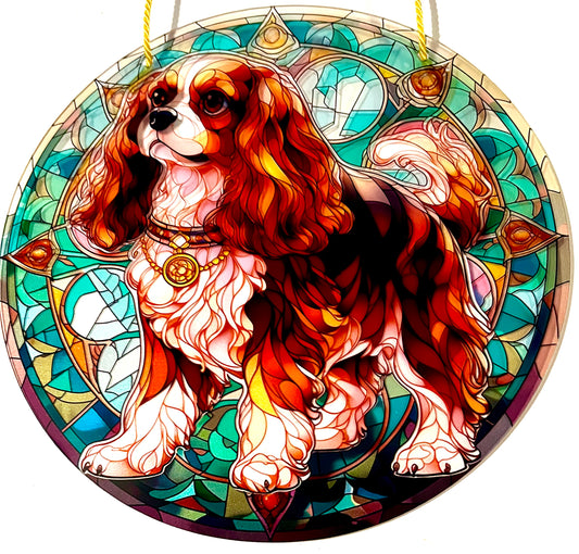 Dog Suncatcher- King Charles Spaniel