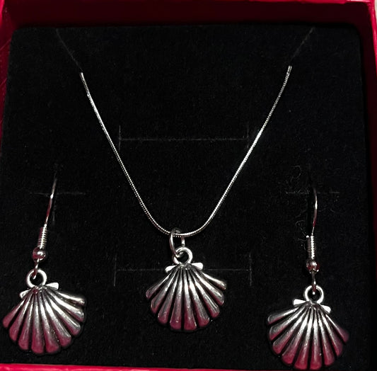 Shell 2pc jewellery gift set