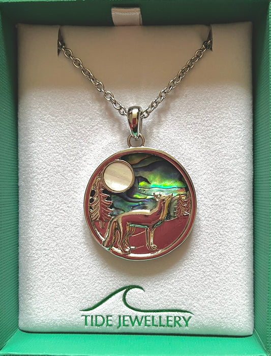 Necklace - Moon gazing fox