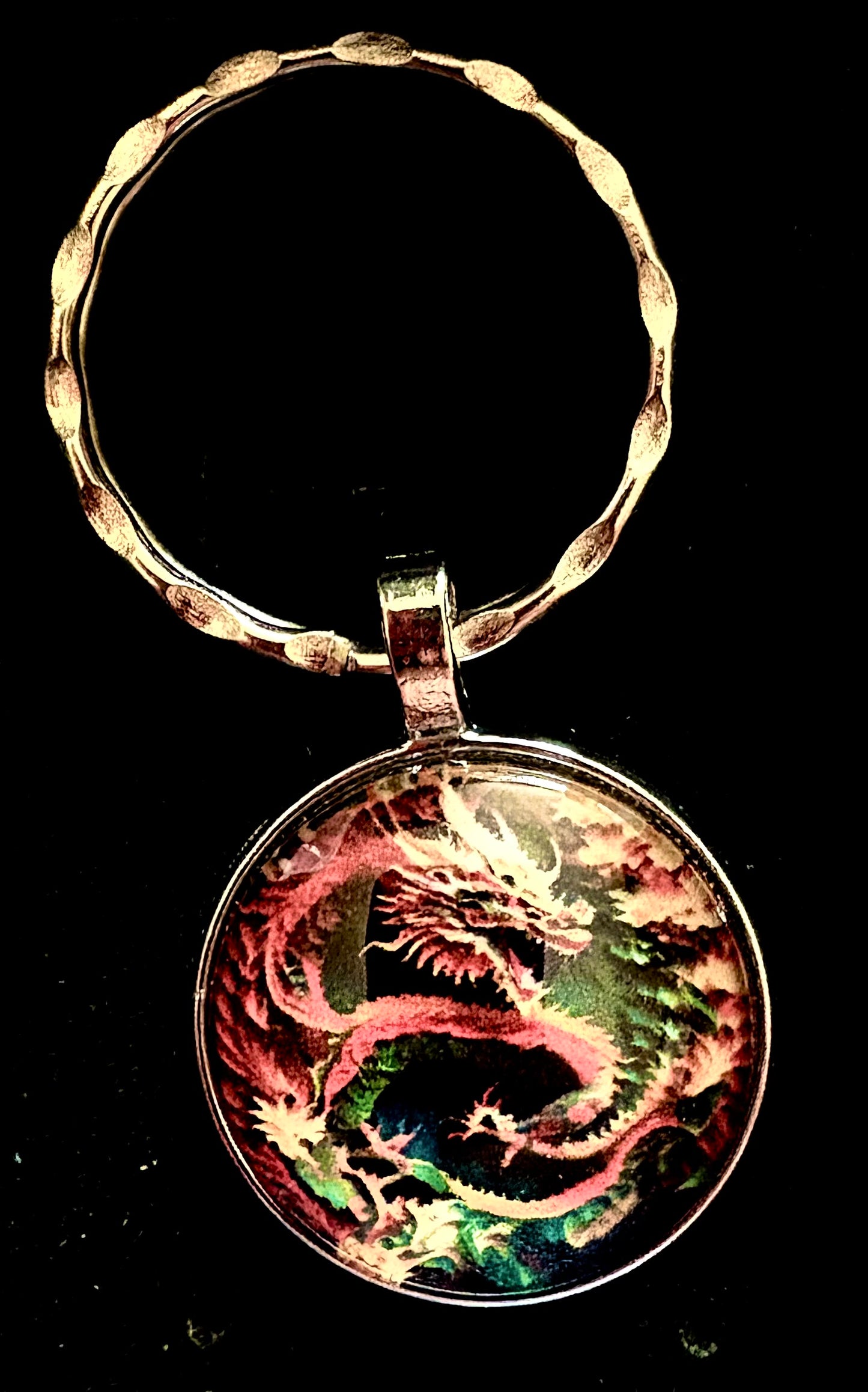 Dragon - keyring multicoloured