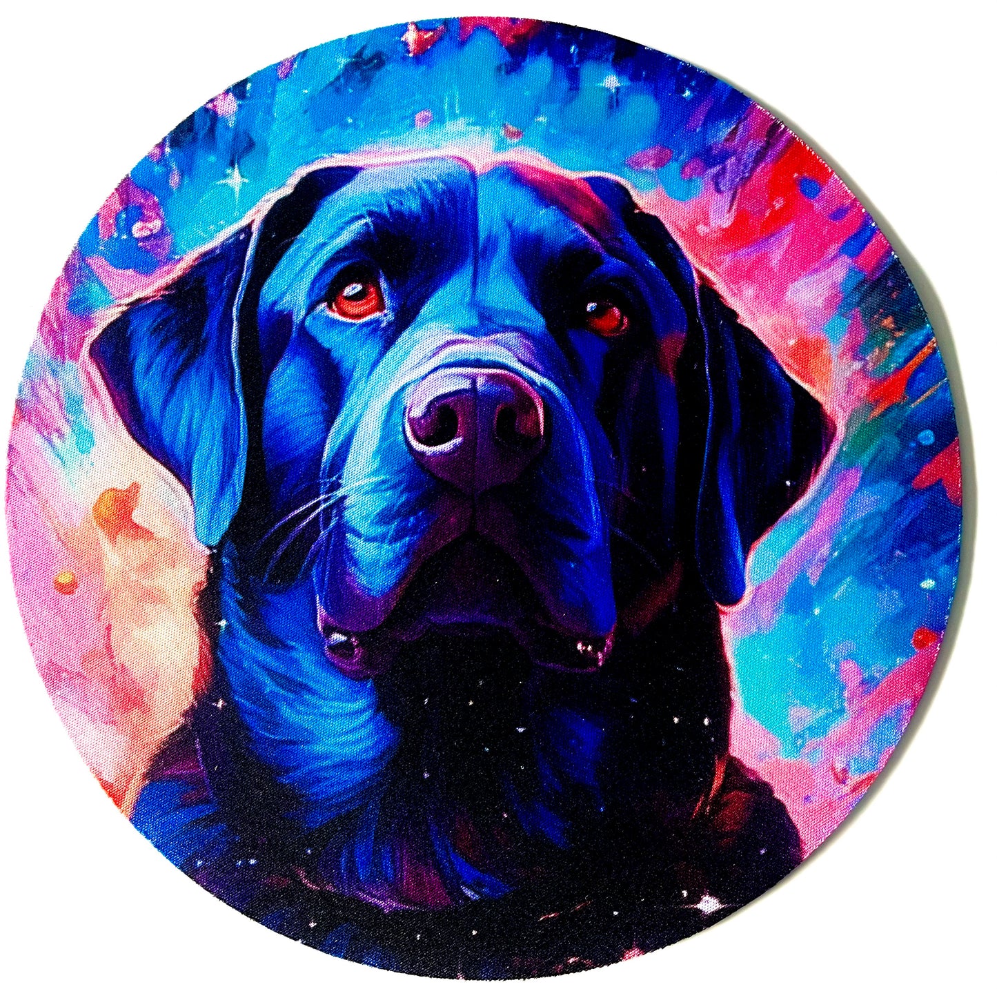 Dog mouse mat - Black Labrador