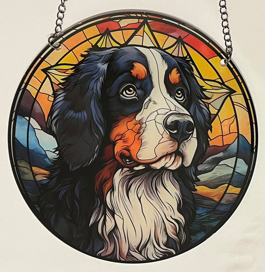 Dog Suncatcher - Bernese Mountain Dog