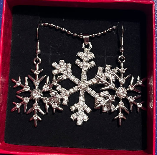 Snowflake 2pc jewellery giftset