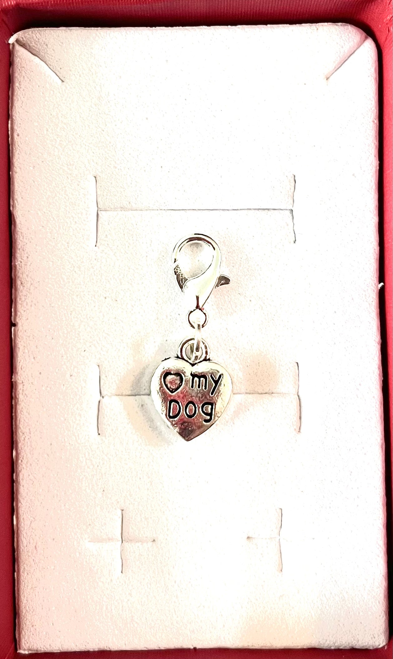 Dog collar charm - “ love my dog”