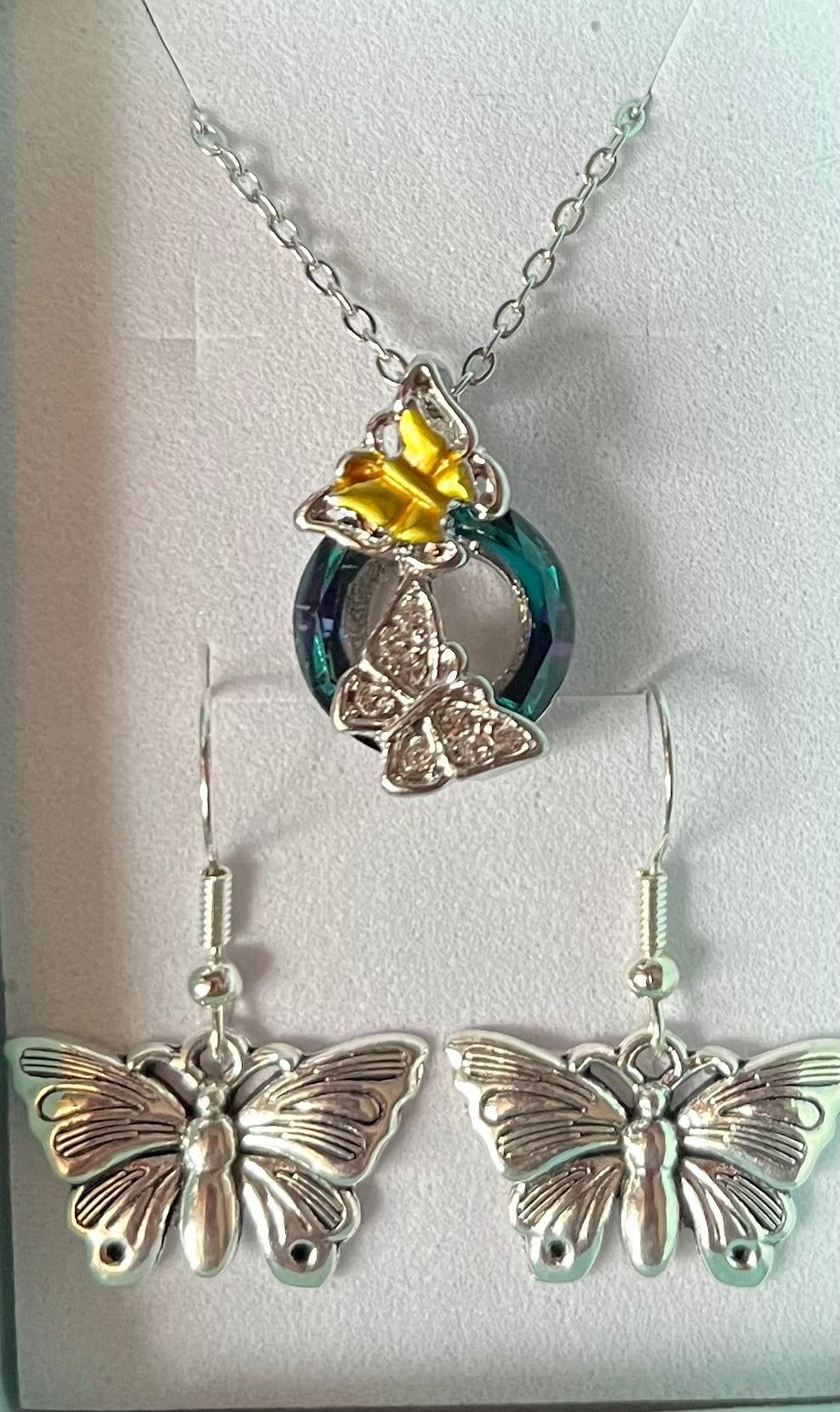 2pc jewellery set - butterfly