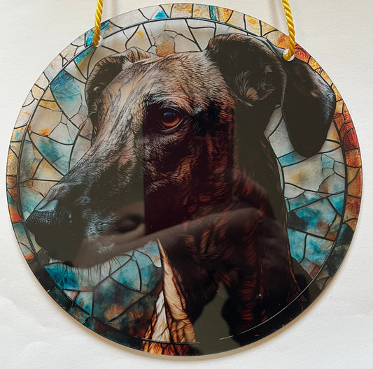 Dog suncatcher - Greyhound/ Whippet