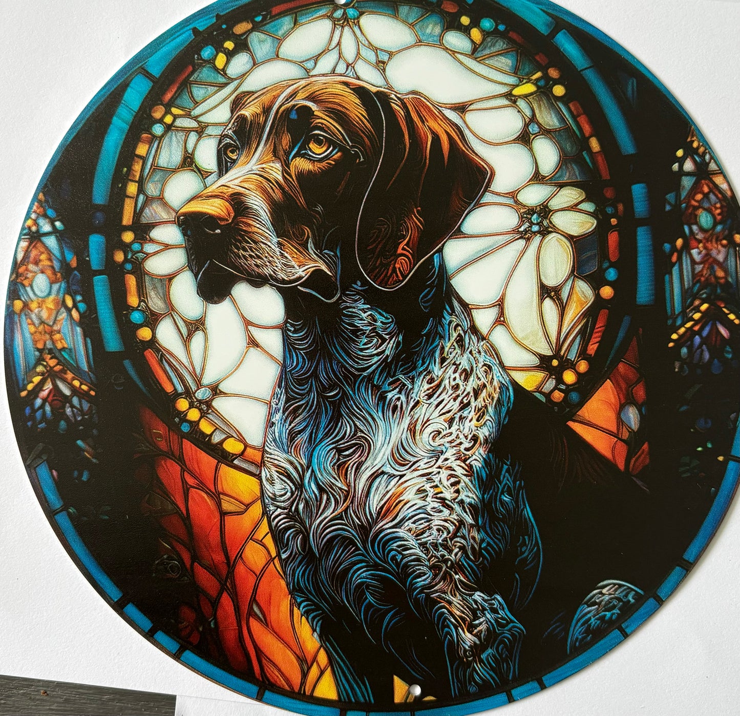 Dog - German Pointer tinplate