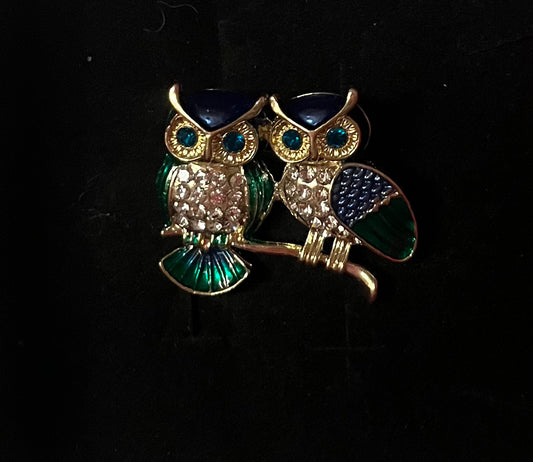 Owl brooch
