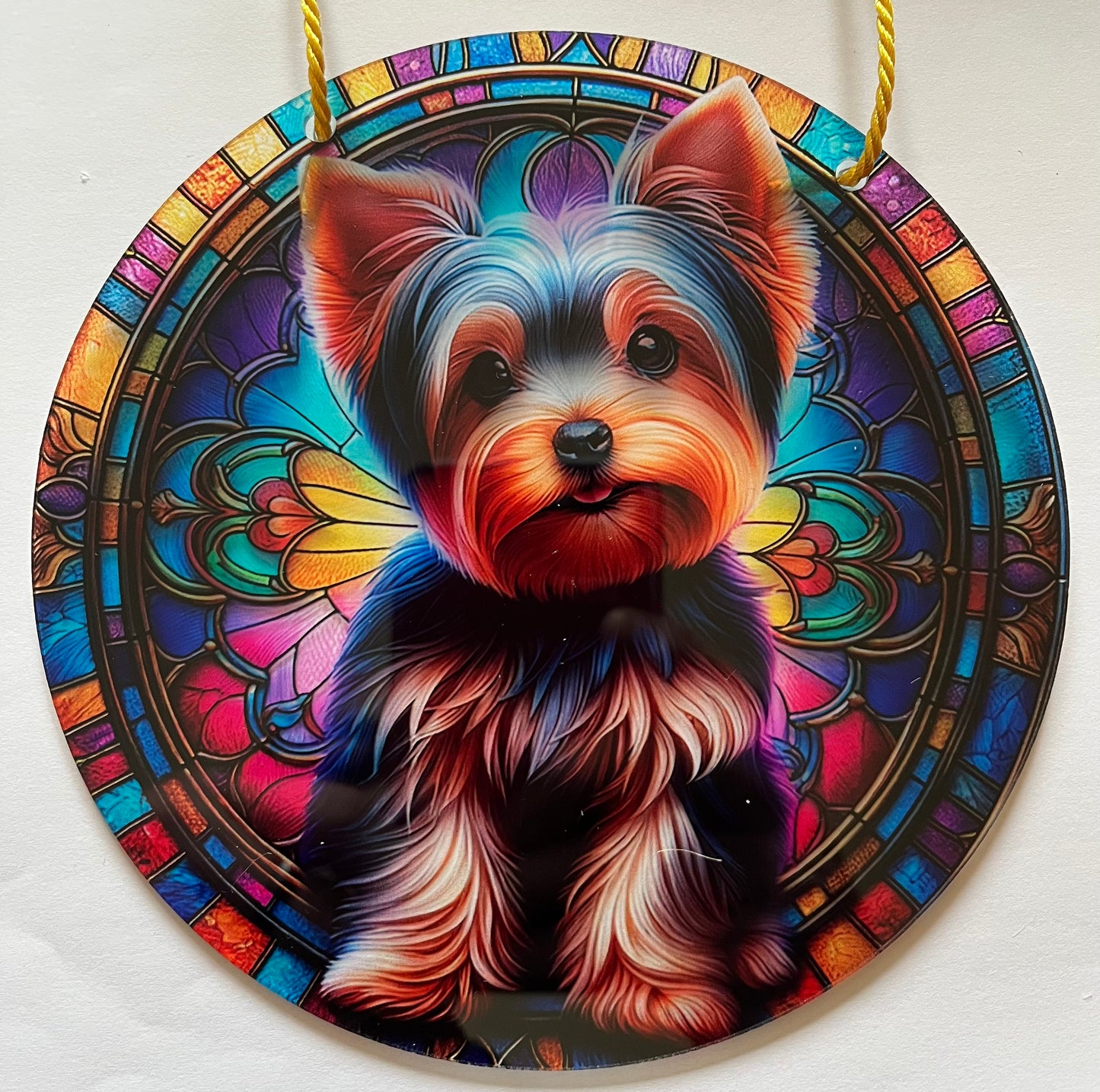 Dog suncatcher - Yorkshire Terrier pup