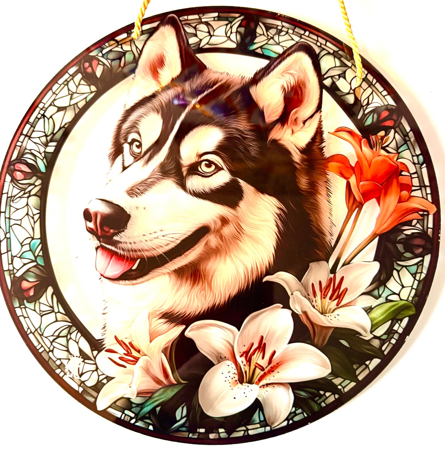 Dog Suncatcher - Husky