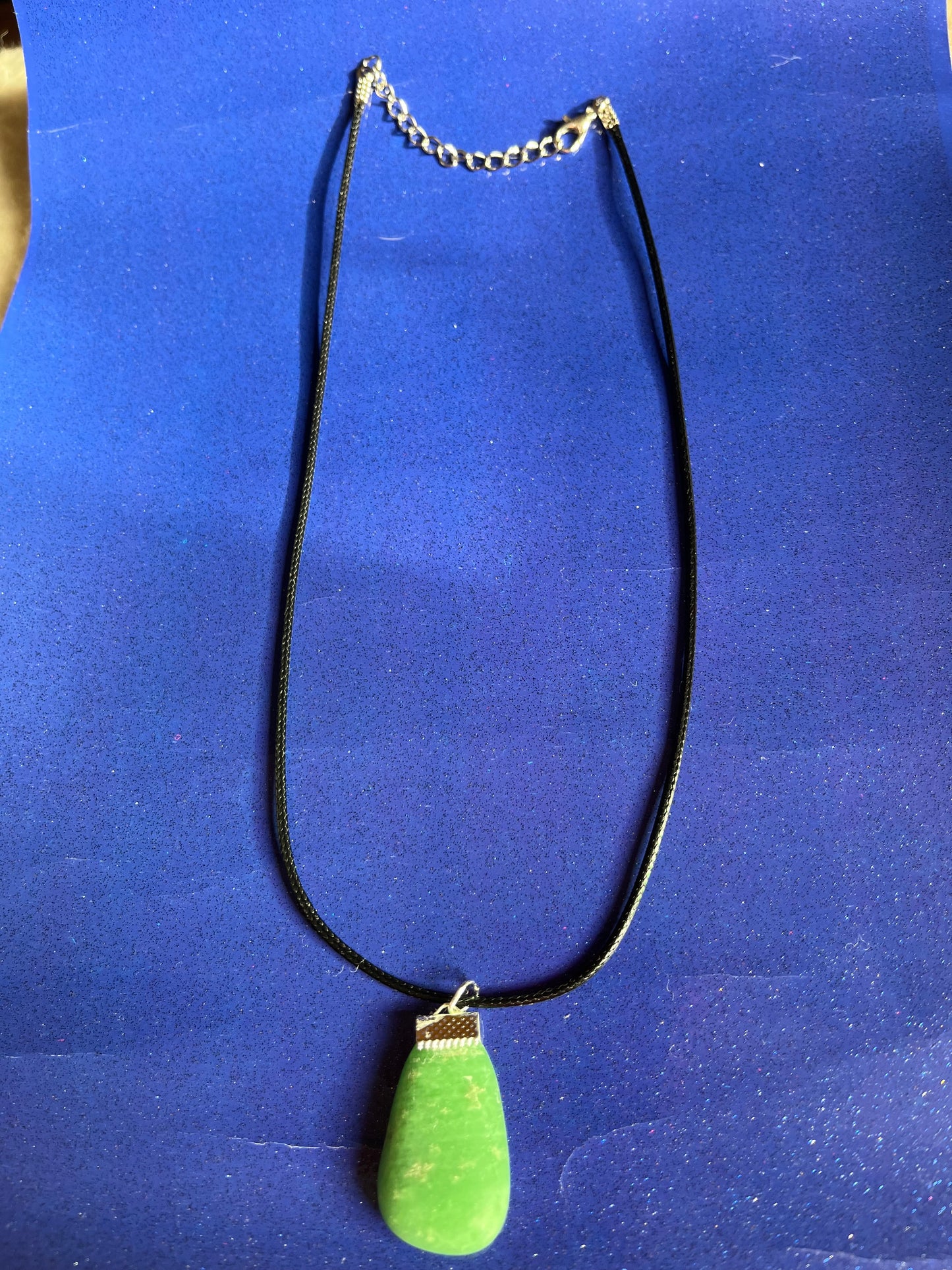 Green aventurine jewellery necklace