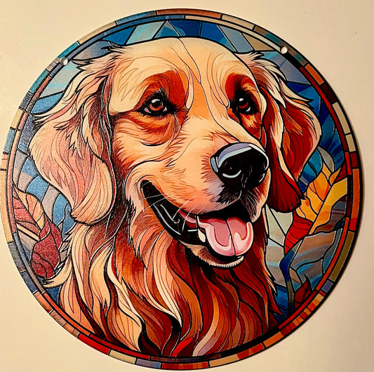 Dog suncatcher - Retriever (golden)