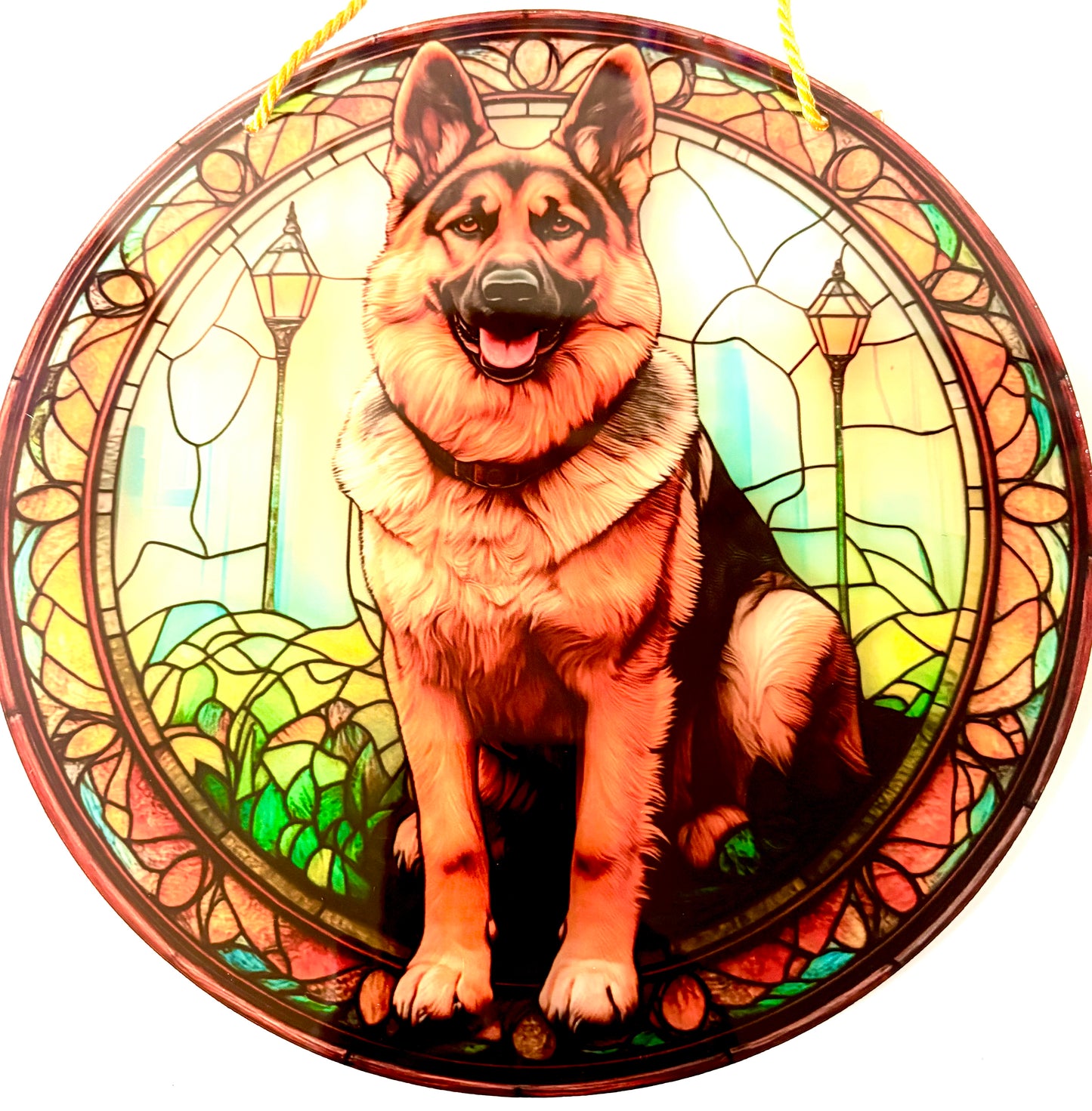 Dog SunCatcher- Alsatian/ German Shepherd