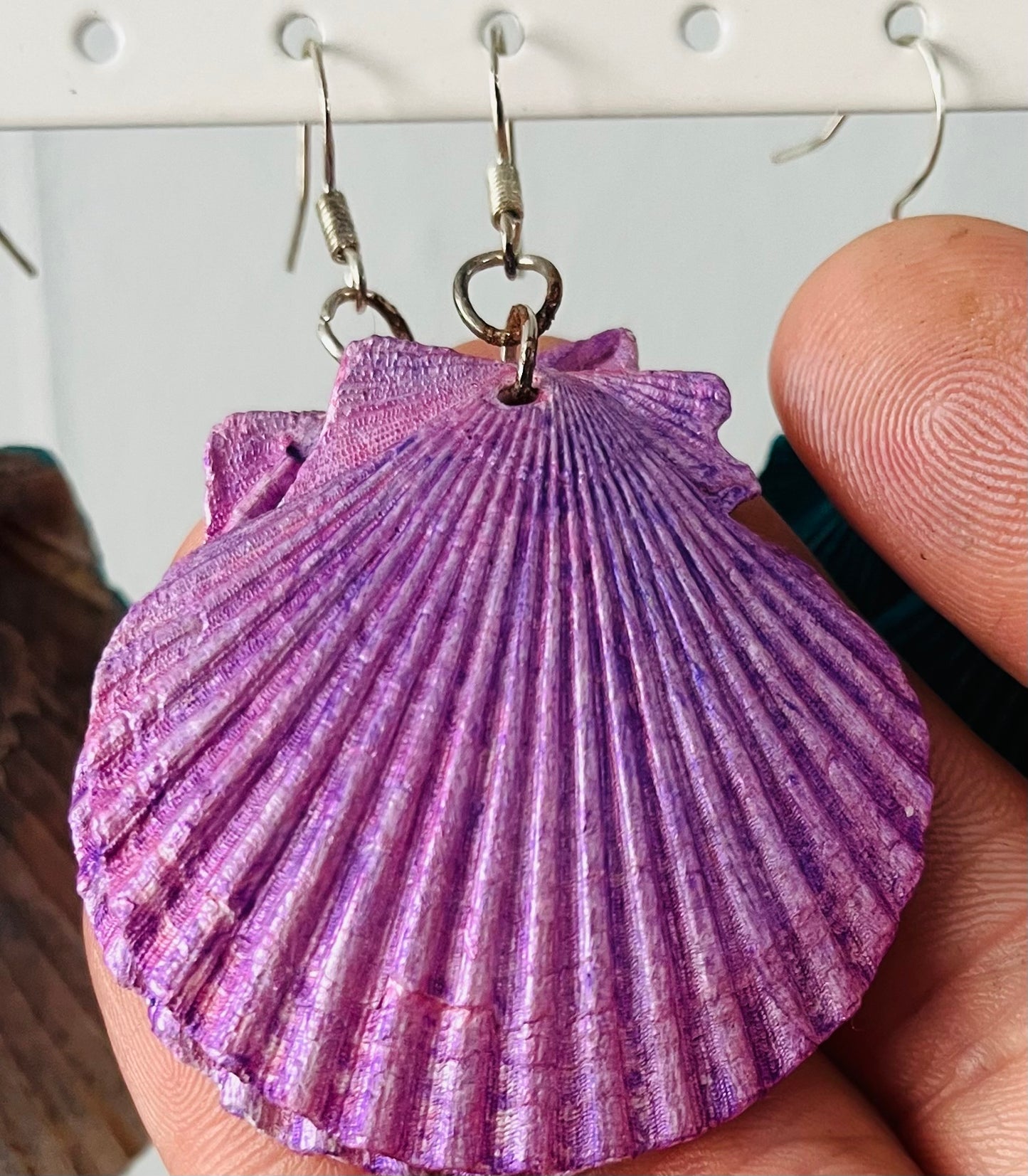 Shell jewellery earrings