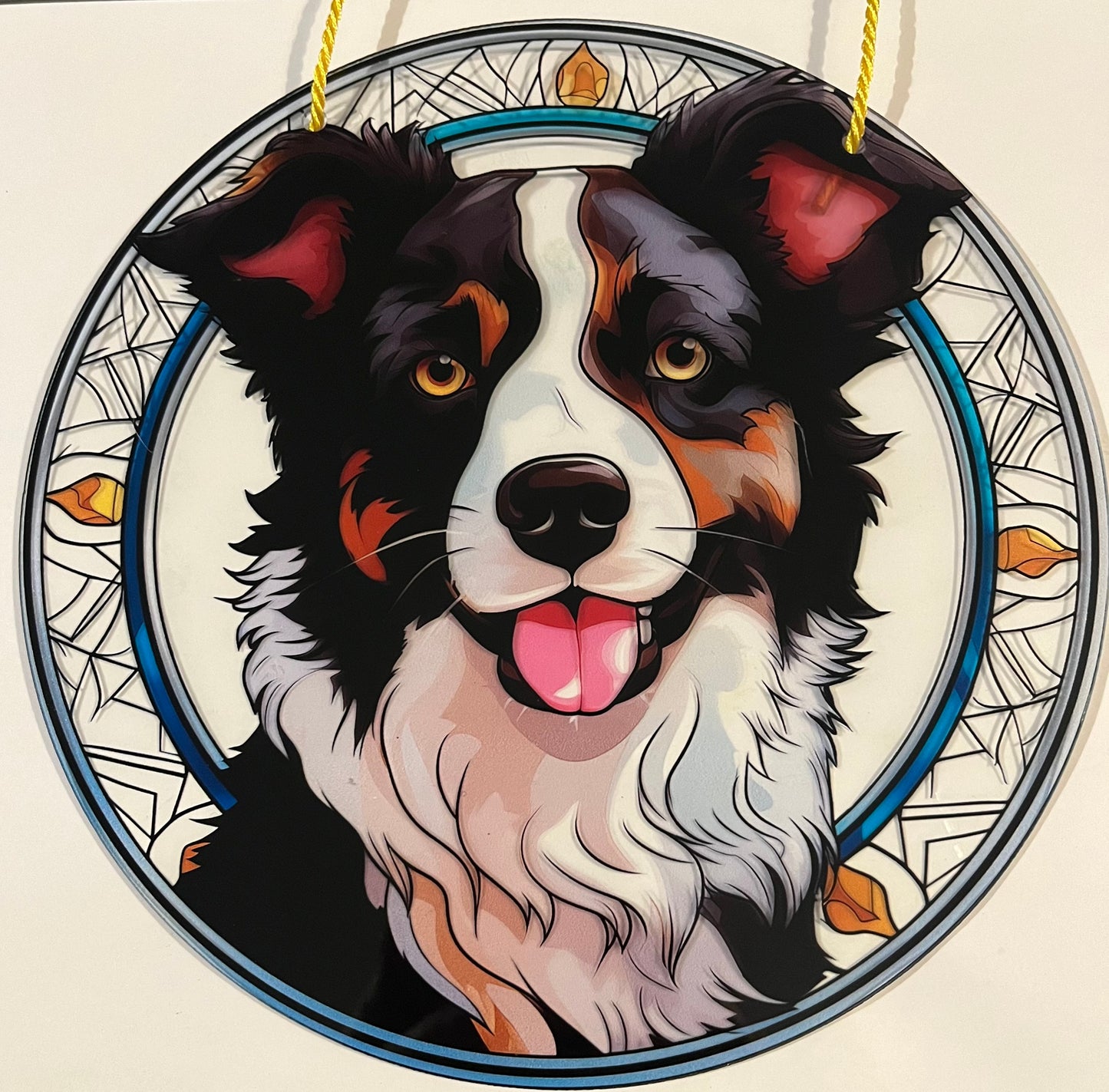 Dog Suncatcher - Collie (tri coloured)