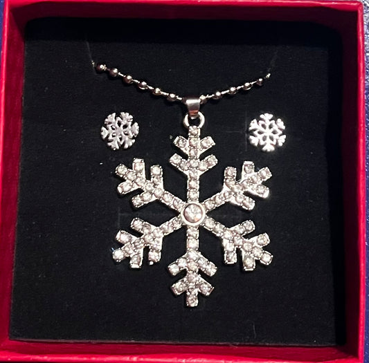 Snowflake 2pc jewellery gift set
