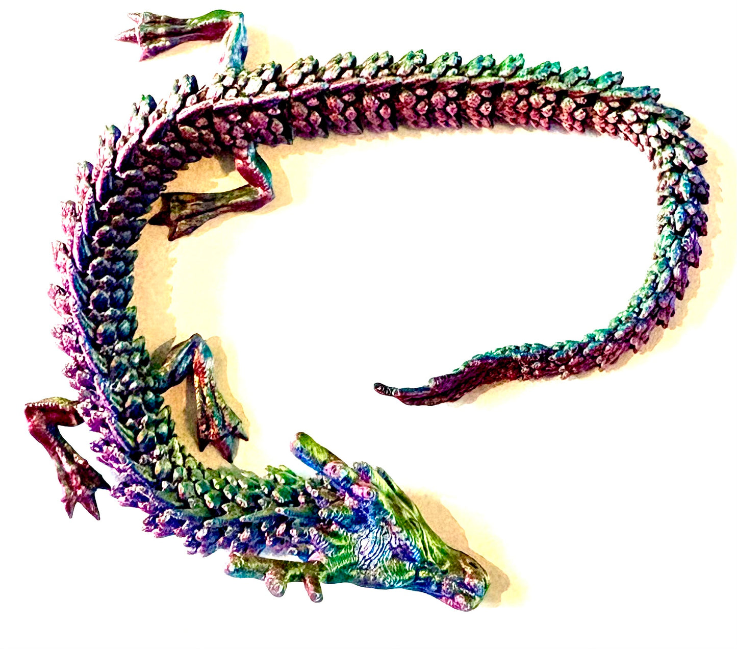 3D printed Dragon - multicoloured