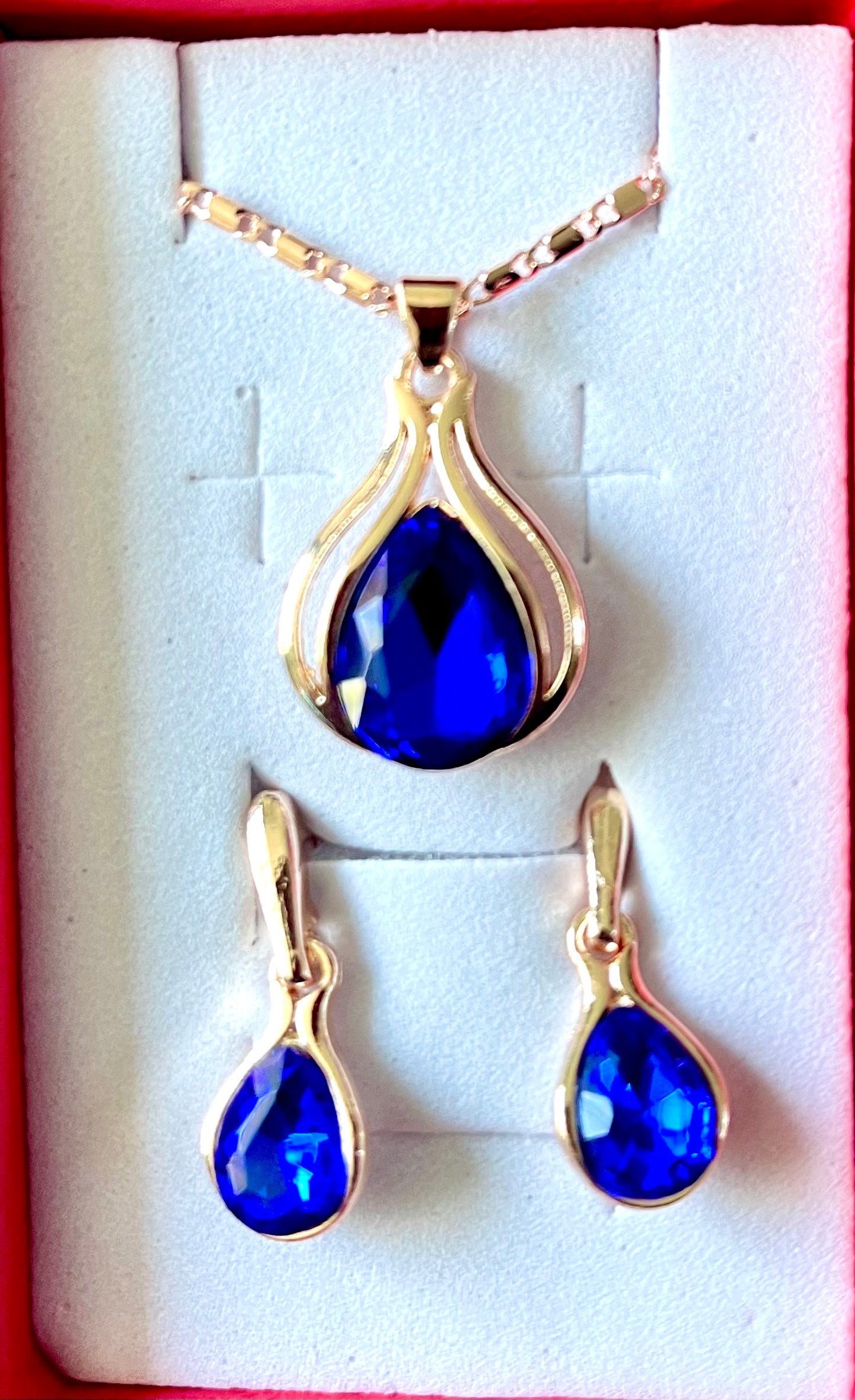 Jewellery 2pc set - blue