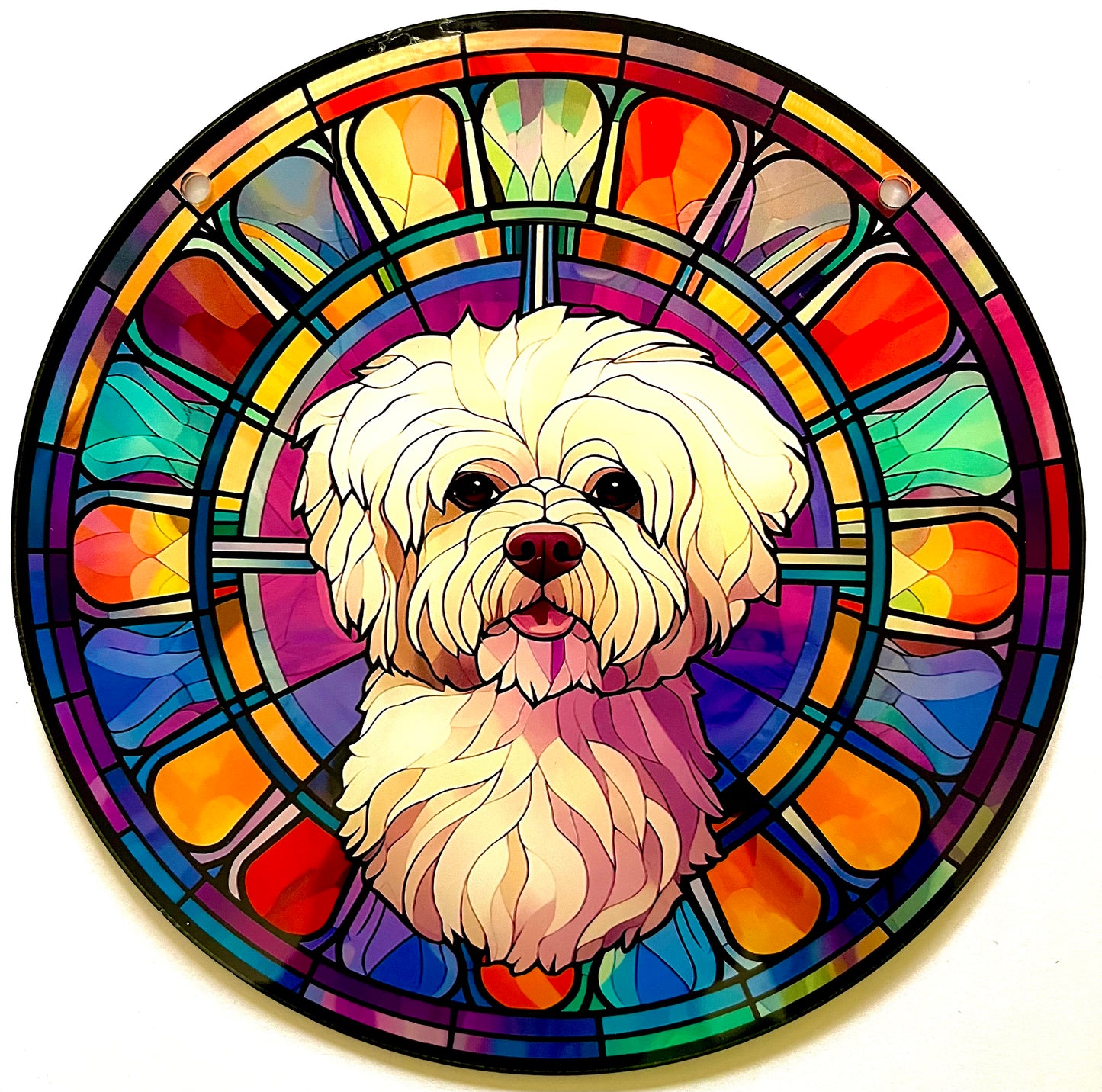 Dog suncatcher - Bichion Frise