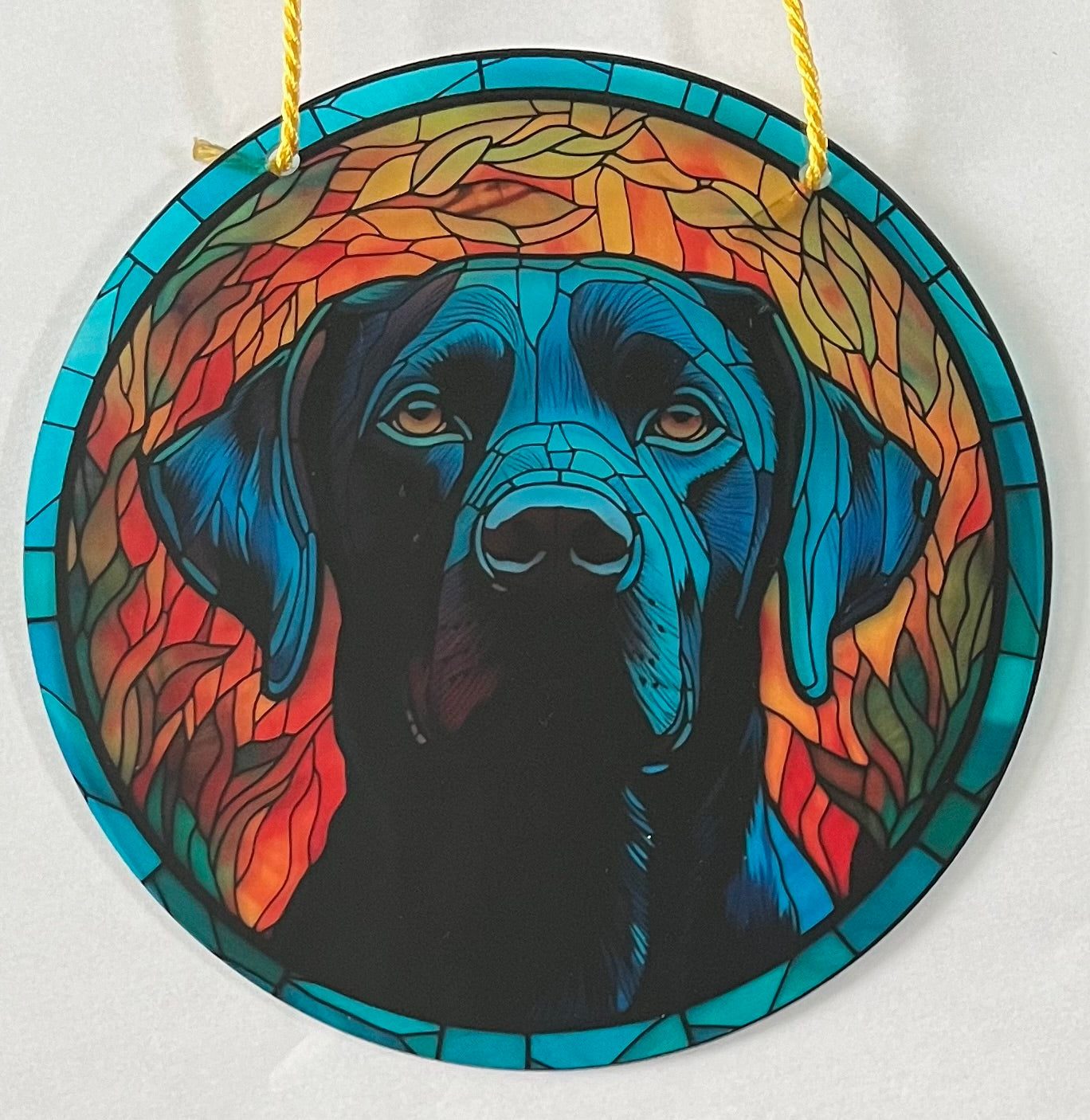 Dog suncatcher - Labrador (black)