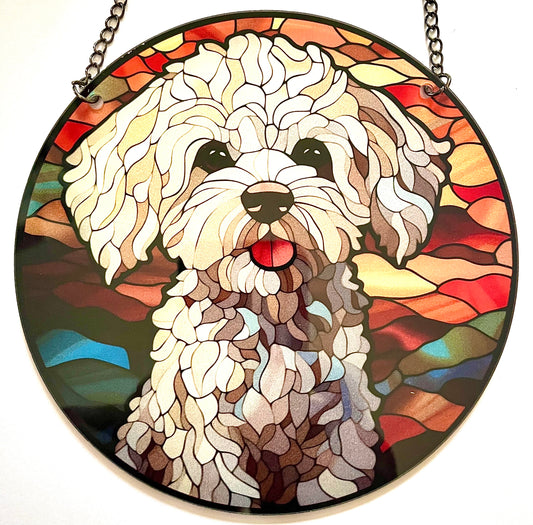 Dog Suncatcher - Bichon Frise