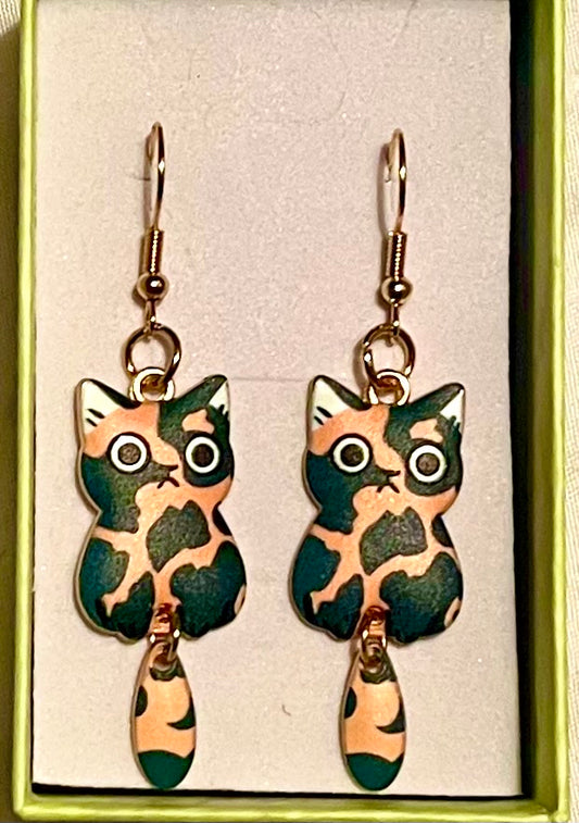 Cat jewellery earrings