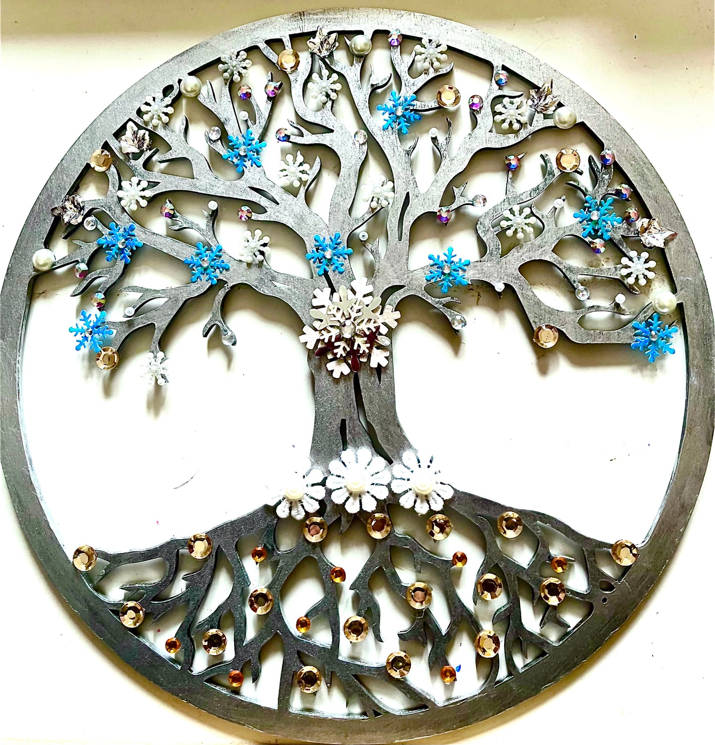 Tree of life 12” wall hanger - Winter