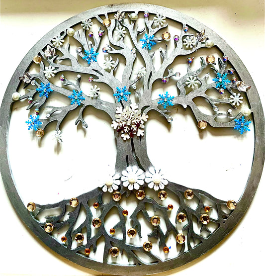 Tree of life 12” wall hanger - Winter