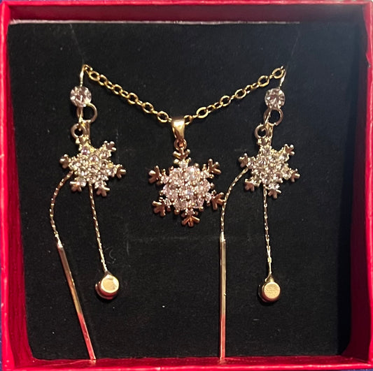 Snowflake 2pc jewellery giftset