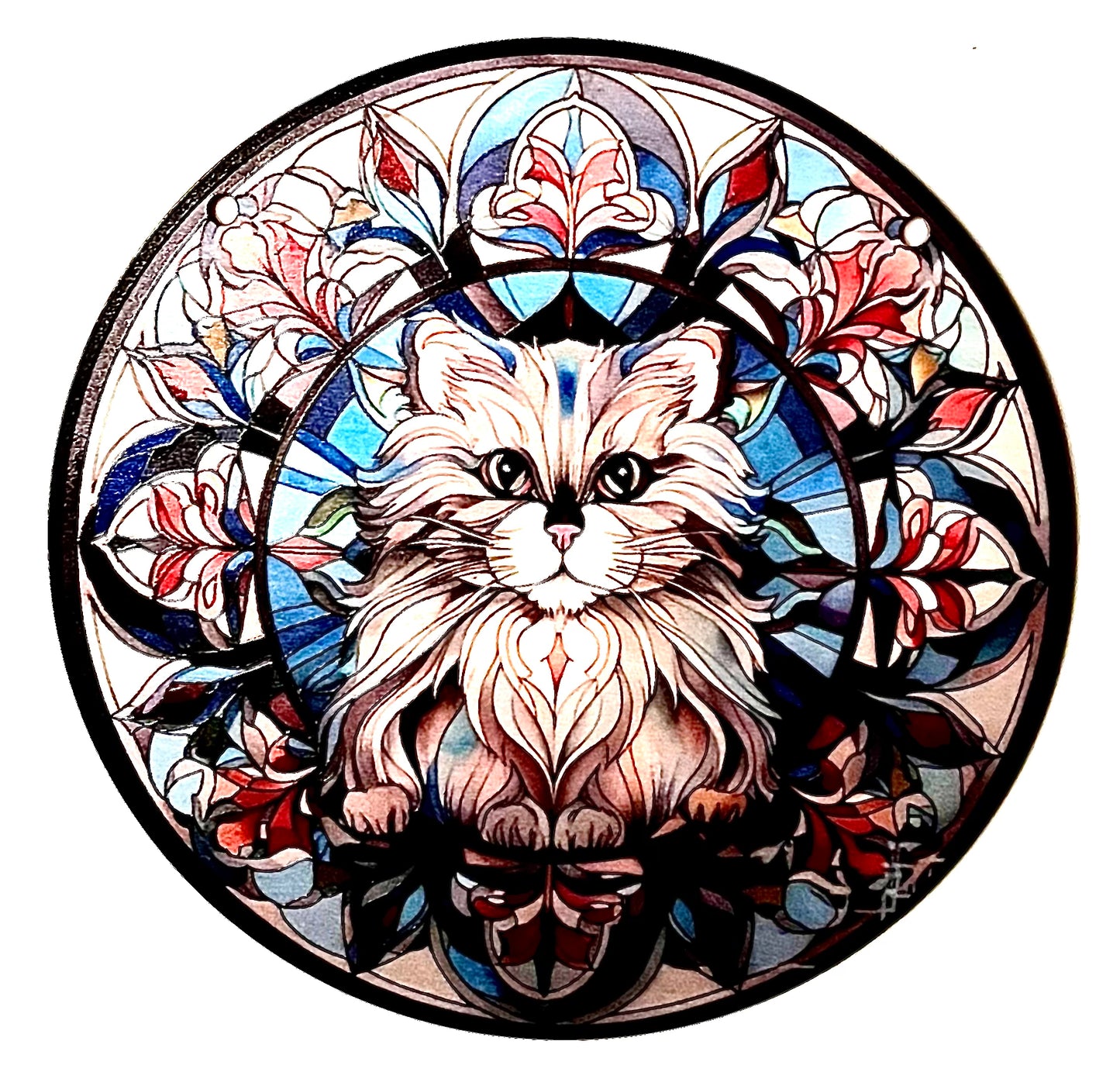 Cat Suncatcher - grey